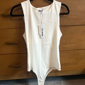 Steve Madden White Bodysuit